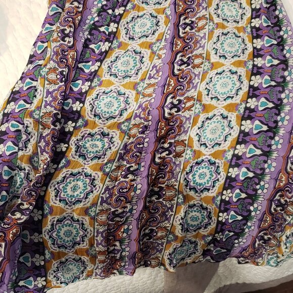 NWT: Anthropologie RAGA Wide Leg Boho Print Pants Size Small - Picture 7 of 7